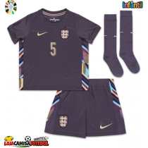 Camisa de Futebol Inglaterra John Stones #5 Equipamento Secundário Infantil Europeu 2024 Manga Curta (+ Calças curtas)